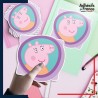 autocollant petit format Peppa Pig - Portrait de maman Pig
