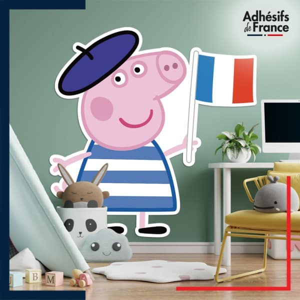 Adhésif grand format Peppa Pig - Peppa France