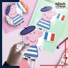 autocollant petit format Peppa Pig - Peppa France