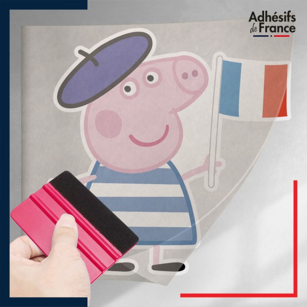 stickers sous film transfert Peppa Pig - Peppa France