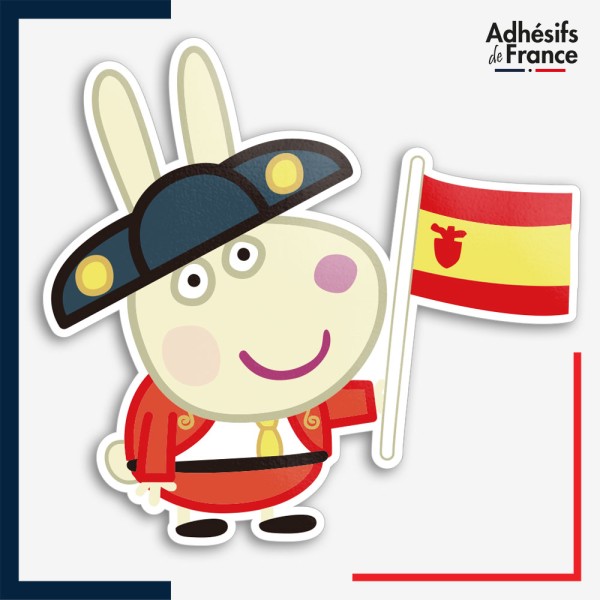 Sticker Peppa Pig - Richard Rabbit Espagne