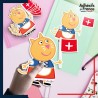 autocollant petit format Peppa Pig - Candy Cat Suisse