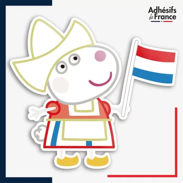 Sticker Peppa Pig - Suzy Sheep Pays-Bas