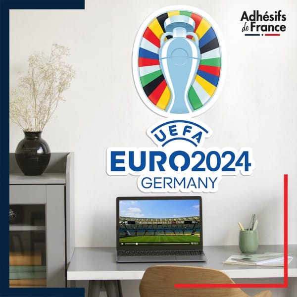 Adhésif grand format écusson Football - UEFA EURO 2024