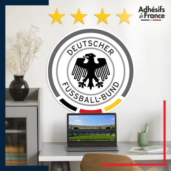 Adhésif grand format écusson Football - Equipe d'Allemagne