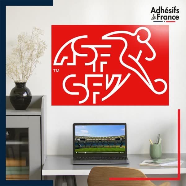 Adhésif grand format écusson Football - Equipe de Suisse