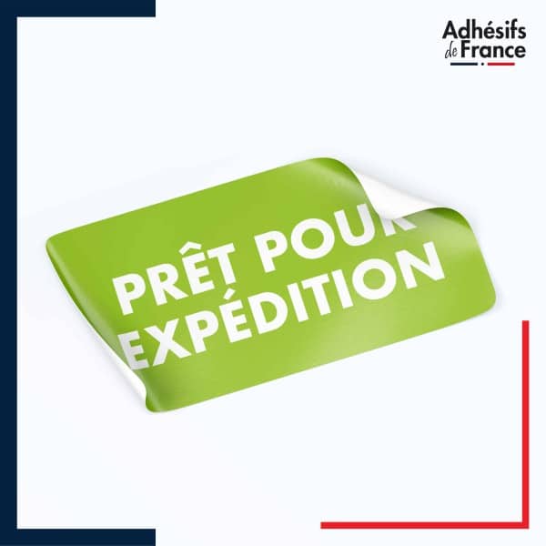 Étiquette prêt pour expédition