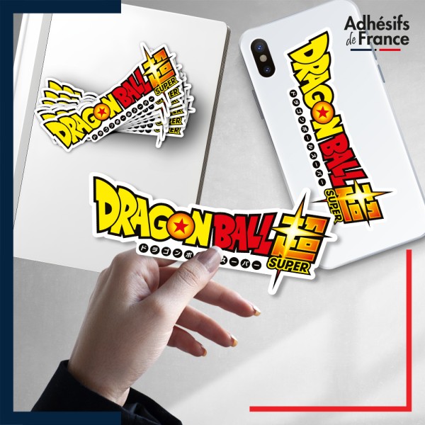 autocollant petit format Dragon ball - Logo Dragonball Super