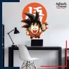 Adhésif grand format Dragon ball - Goku enfant Kanji