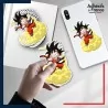 autocollant petit format Dragon ball - Goku enfant Kinto-un (nuage magique)