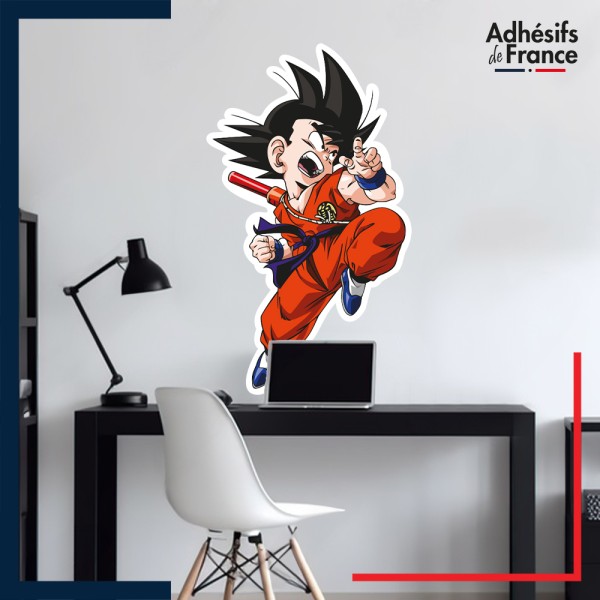 Adhésif grand format Dragon ball - Goku enfant