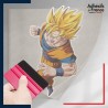 stickers sous film transfert Dragon ball - Goku Super Saiyan