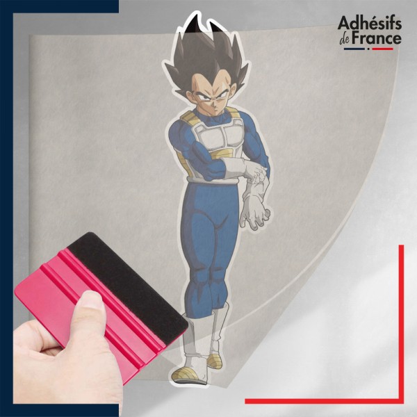 stickers sous film transfert Dragon ball - Vegeta Dragon Ball Super