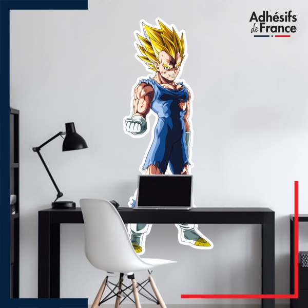 Adhésif grand format Dragon ball - Majin Vegeta