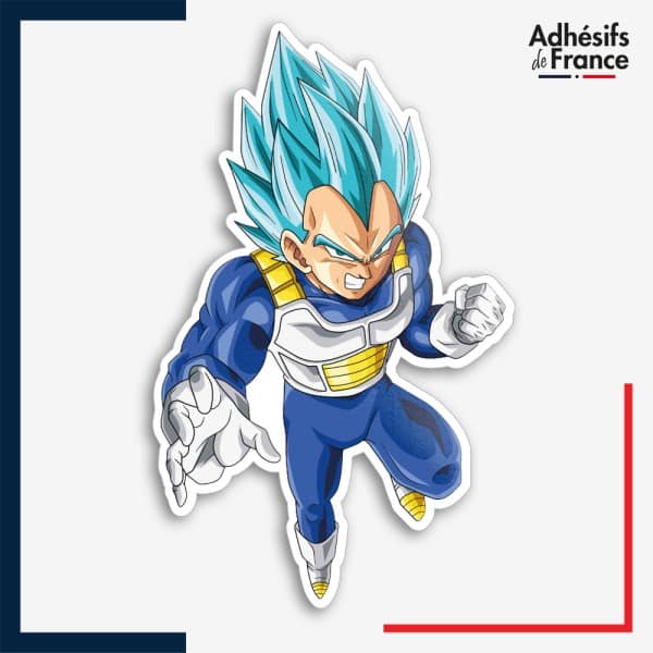 Sticker Dragon ball - Vegeta Super Saiyan Blue