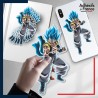 autocollant petit format Dragon ball - Gogeta Super Saiyan Blue