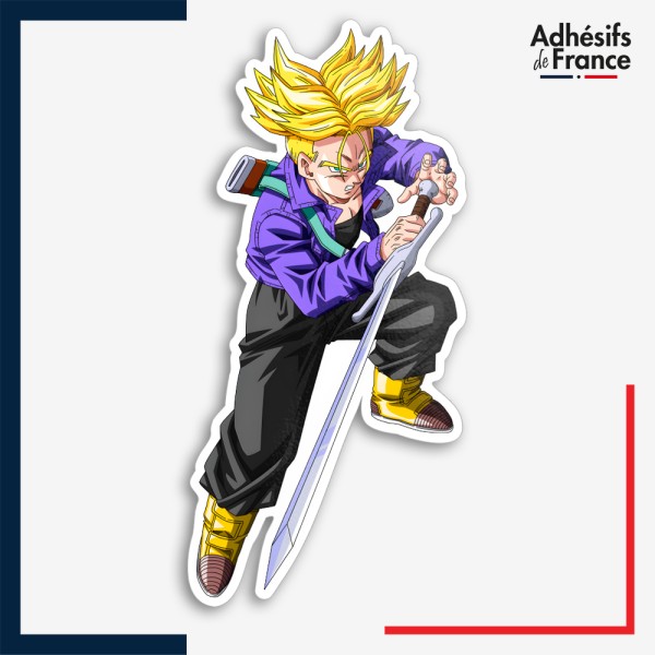 Sticker Dragon ball - Trunks Super Saiyan