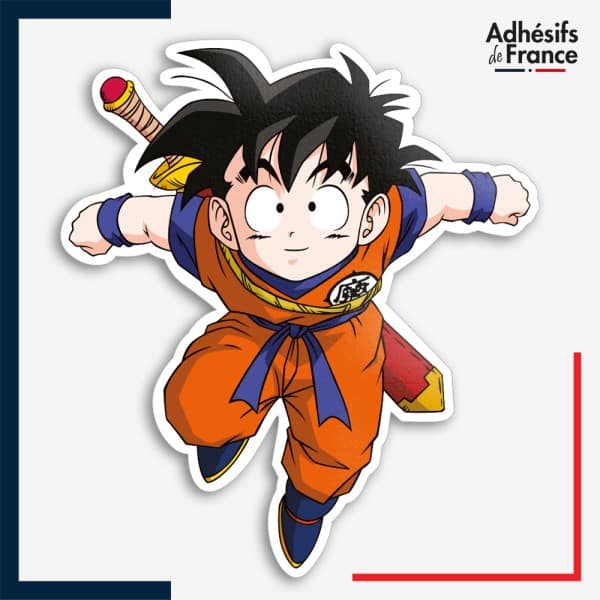 Sticker Dragon ball - Gohan enfant avec épée