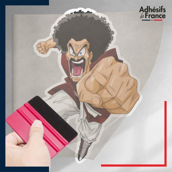 stickers sous film transfert Dragon ball - Hercule Satan