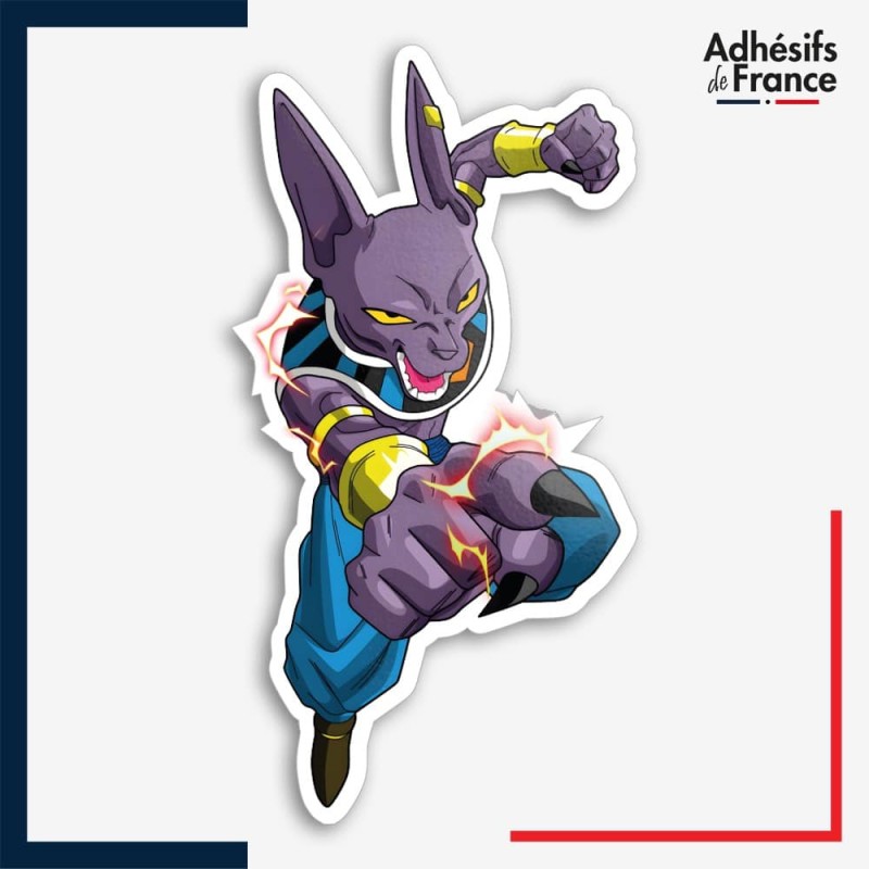 Sticker Dragon Ball - Beerus Dieu de la Destruction