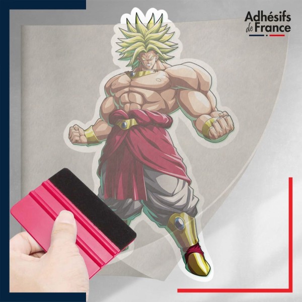 stickers sous film transfert Dragon ball - Broly