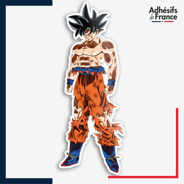 Sticker Dragon ball - Goku Signes de l'Ultra Instinct