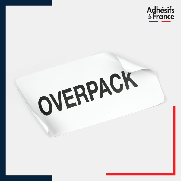 étiquettes ADR Overpack