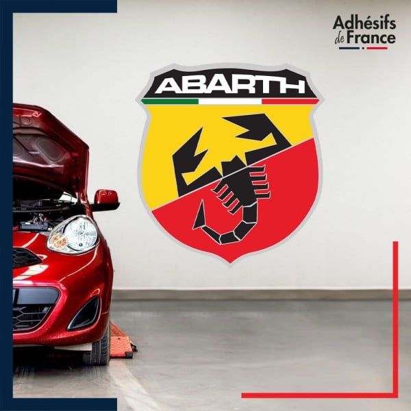 Adhésif grand format logo voiture - ABARTH