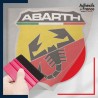 stickers sous film transfert logo voiture - ABARTH