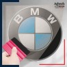 stickers sous film transfert logo voiture - BMW