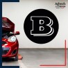 Adhésif grand format logo voiture - BRABUS