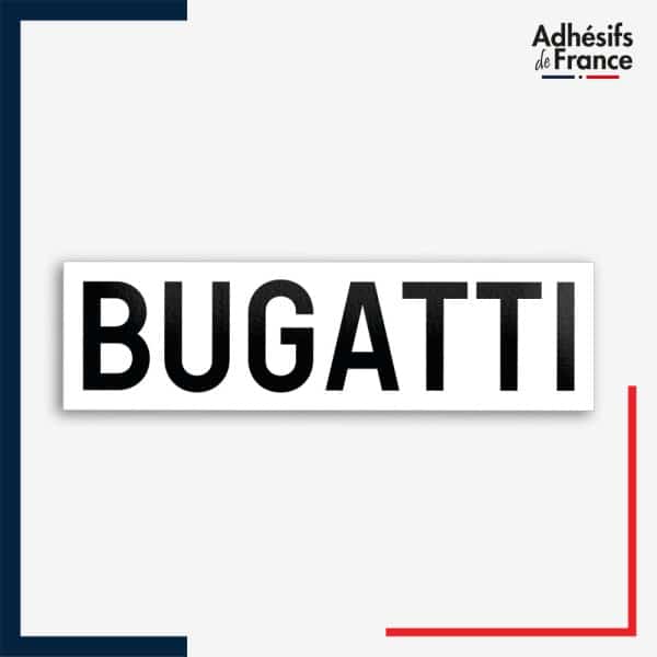 Sticker logo voiture - BUGATTI