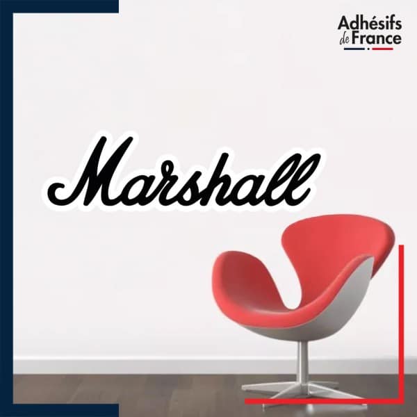 Sticker de décoration mural grand format Marshall