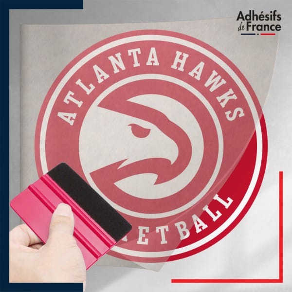 stickers sous film transfert blason basketball - Atlanta Hawks