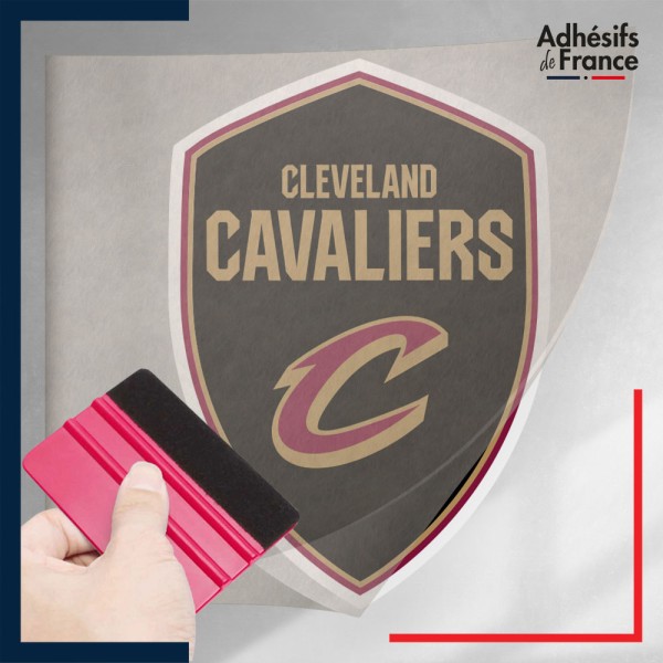 stickers sous film transfert blason basketball - Cleveland Cavaliers