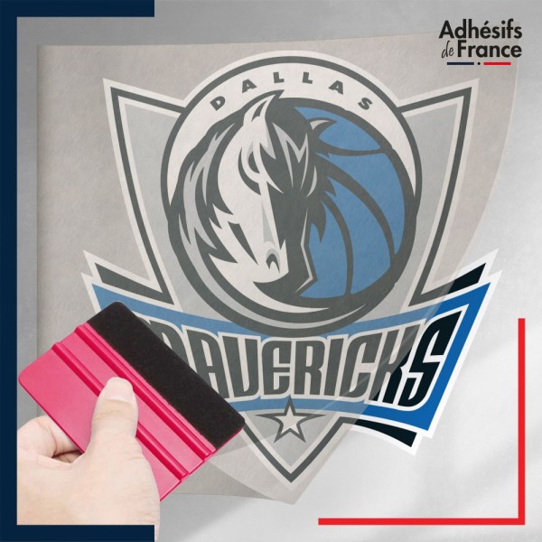 stickers sous film transfert blason basketball - Dallas Mavericks