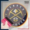 stickers sous film transfert blason basketball - Denver Nuggets