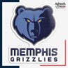 Sticker logo basketball - Memphis Grizzlies