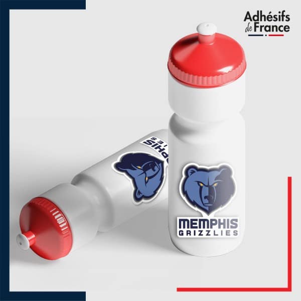 autocollant petit format emblème basket - Memphis Grizzlies