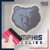 stickers sous film transfert blason basketball - Memphis Grizzlies