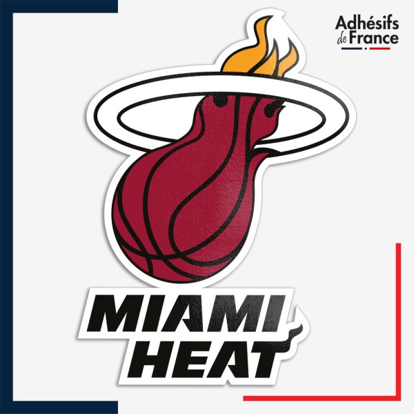 Sticker logo basketball - Miami Heat