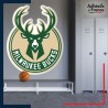 Adhésif grand format écusson basket - Milwaukee Bucks