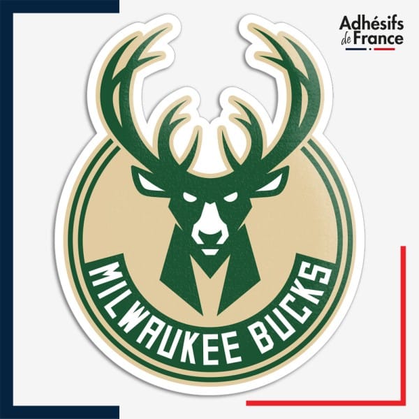 Sticker logo basketball - Milwaukee Bucks