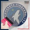 stickers sous film transfert blason basketball - Minnesota Timberwolves