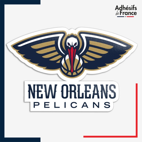 Sticker logo basketball - New Orleans Pelicans