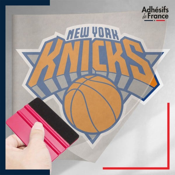 stickers sous film transfert blason basketball - New York Knicks