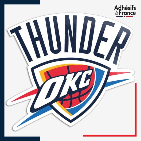 Sticker logo basketball - Oklahoma City Thunder