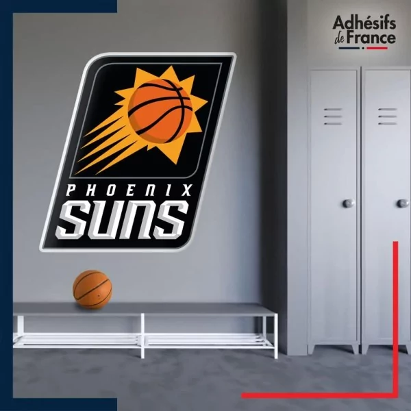 Adhésif grand format écusson basket - Phoenix Suns