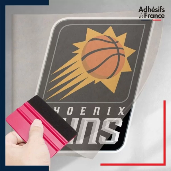 stickers sous film transfert blason basketball - Phoenix Suns