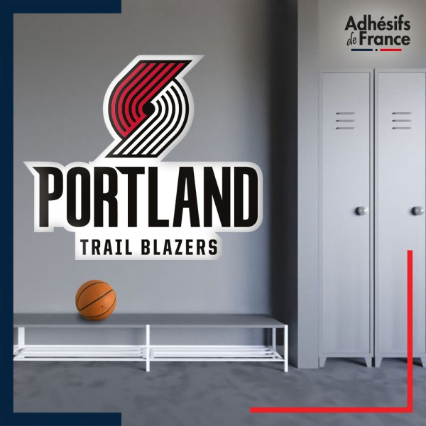 Adhésif grand format écusson basket - Portland Trail Blazers